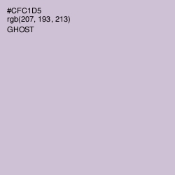 #CFC1D5 - Ghost Color Image