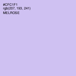 #CFC1F1 - Melrose Color Image