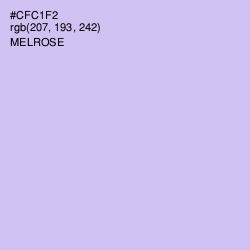 #CFC1F2 - Melrose Color Image