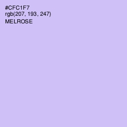 #CFC1F7 - Melrose Color Image