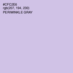 #CFC2E6 - Periwinkle Gray Color Image