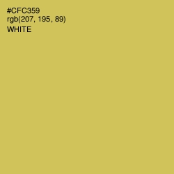 #CFC359 - Wattle Color Image