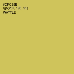 #CFC35B - Wattle Color Image