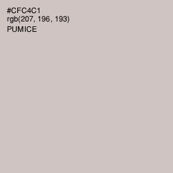 #CFC4C1 - Pumice Color Image