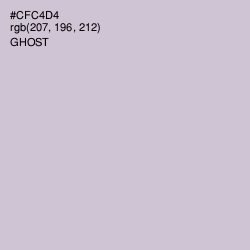 #CFC4D4 - Ghost Color Image
