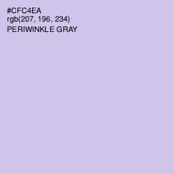 #CFC4EA - Periwinkle Gray Color Image