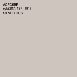 #CFC5BF - Silver Rust Color Image