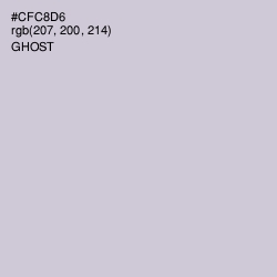 #CFC8D6 - Ghost Color Image