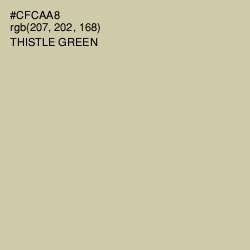 #CFCAA8 - Thistle Green Color Image