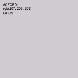 #CFCBD1 - Ghost Color Image