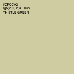 #CFCCA2 - Thistle Green Color Image