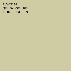 #CFCCA4 - Thistle Green Color Image