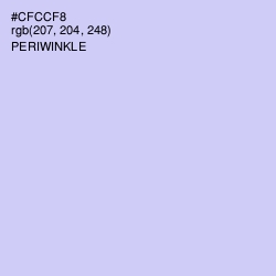 #CFCCF8 - Periwinkle Color Image