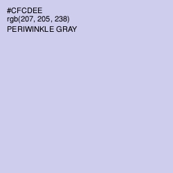 #CFCDEE - Periwinkle Gray Color Image