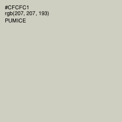 #CFCFC1 - Pumice Color Image