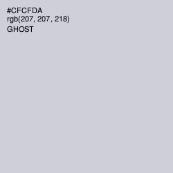 #CFCFDA - Ghost Color Image