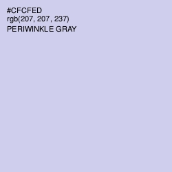 #CFCFED - Periwinkle Gray Color Image
