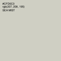 #CFD0C3 - Sea Mist Color Image