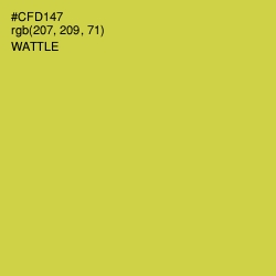 #CFD147 - Wattle Color Image