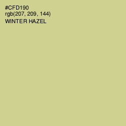 #CFD190 - Winter Hazel Color Image