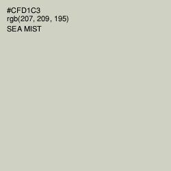 #CFD1C3 - Sea Mist Color Image
