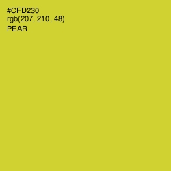 #CFD230 - Pear Color Image