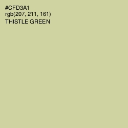 #CFD3A1 - Thistle Green Color Image