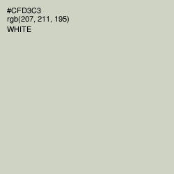 #CFD3C3 - Sea Mist Color Image