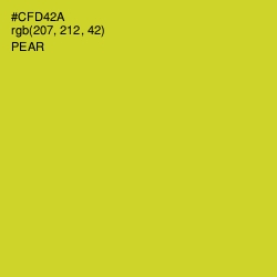 #CFD42A - Pear Color Image