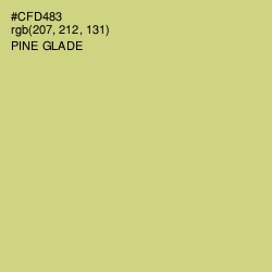#CFD483 - Pine Glade Color Image