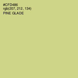 #CFD486 - Pine Glade Color Image