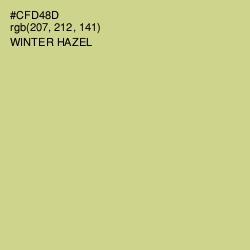 #CFD48D - Winter Hazel Color Image