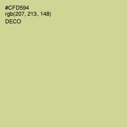 #CFD594 - Deco Color Image