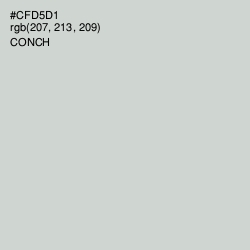 #CFD5D1 - Conch Color Image