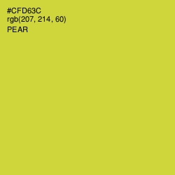 #CFD63C - Pear Color Image