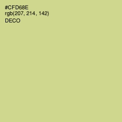 #CFD68E - Deco Color Image