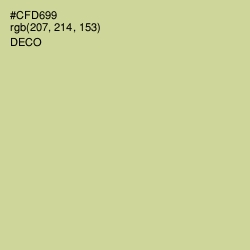 #CFD699 - Deco Color Image