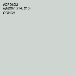 #CFD6D2 - Conch Color Image