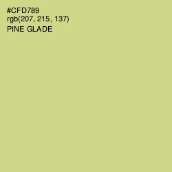 #CFD789 - Pine Glade Color Image