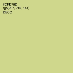 #CFD78D - Deco Color Image