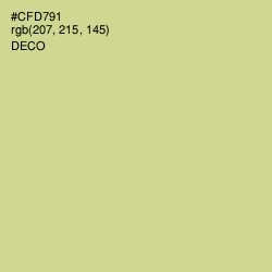 #CFD791 - Deco Color Image