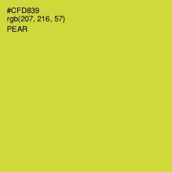 #CFD839 - Pear Color Image