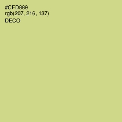 #CFD889 - Deco Color Image