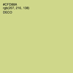 #CFD88A - Deco Color Image