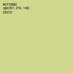 #CFD88C - Deco Color Image
