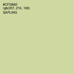 #CFD8A0 - Sapling Color Image