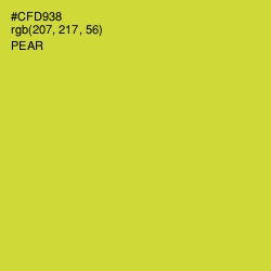 #CFD938 - Pear Color Image