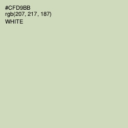 #CFD9BB - Green Mist Color Image