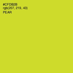 #CFDB2B - Pear Color Image