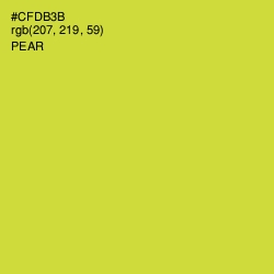 #CFDB3B - Pear Color Image